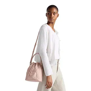 Dior Сумка Bucket Caro Small Powder Pink - фото 2