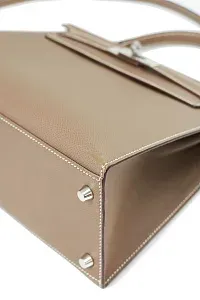 Hermès Kelly 28 Etoupe Epsom PHW Preloved - фото 13