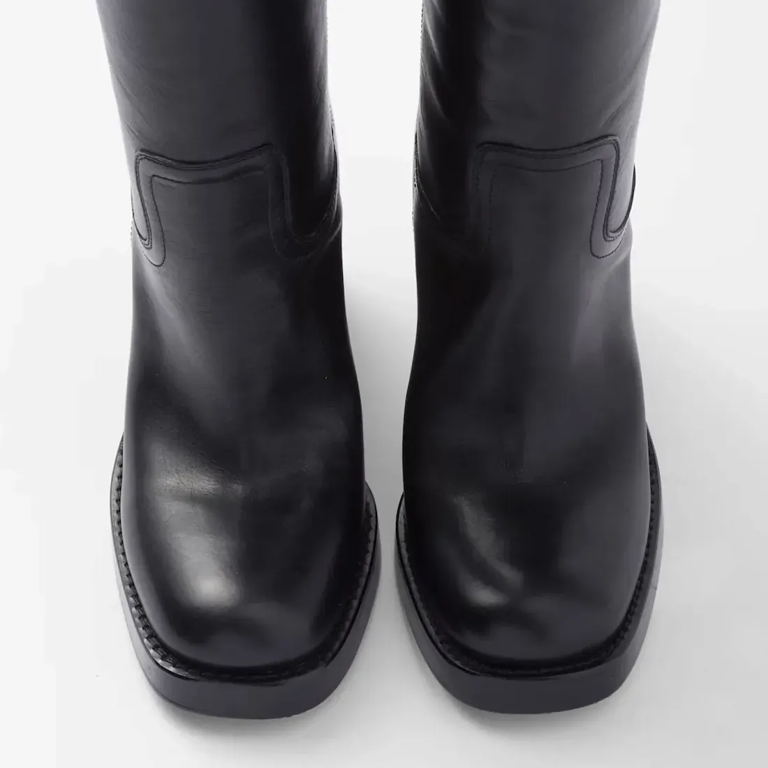 Prada Ботфорты из кожи - фото 6