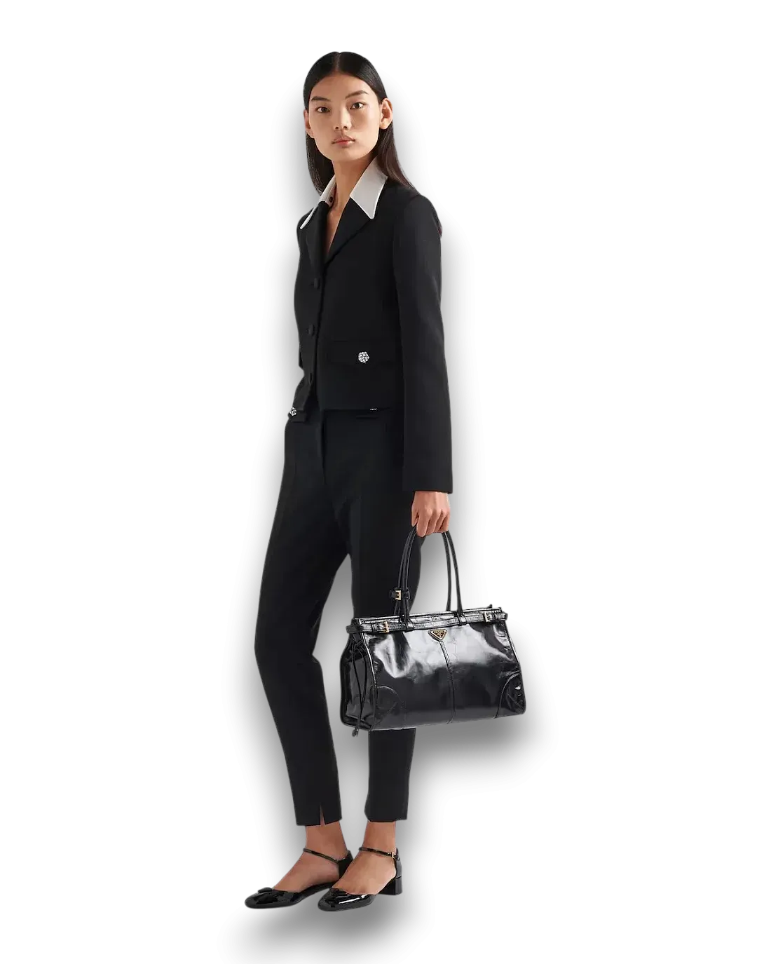 Prada Сумка Bonnie large leather - фото 2