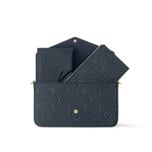 Louis Vuitton Клатч Felicie Bleu Marine - фото 3