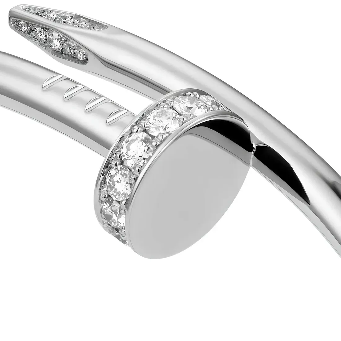 Cartier Браслет Juste Un Clou Bracelet Classic Model with diamonds - фото 6