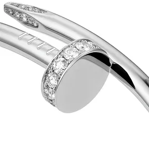 Cartier Браслет Juste Un Clou Bracelet Classic Model with diamonds - фото 6