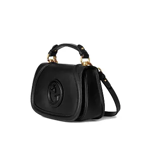 Gucci Маленькая сумка с верхней ручкой Blondie Black - фото 3