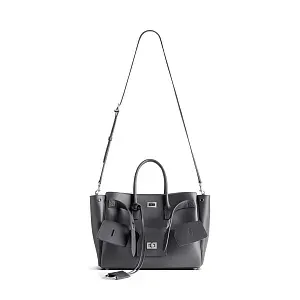Balenciaga Сумка Bel Air маленького формата Black - фото 4