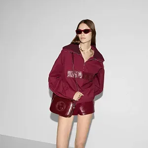 Gucci Мини-сумка на плечо Blondie Rosso Ancora Red - фото 2