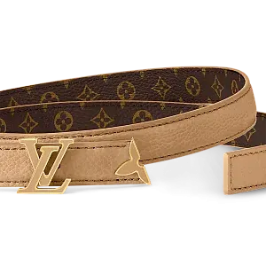 Louis Vuitton Двухсторонний ремень Pretty Enamel 20 мм Beige Arizona - фото 2
