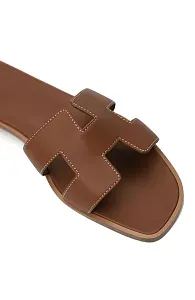 Hermès Сандалии Oran Gold - фото 3