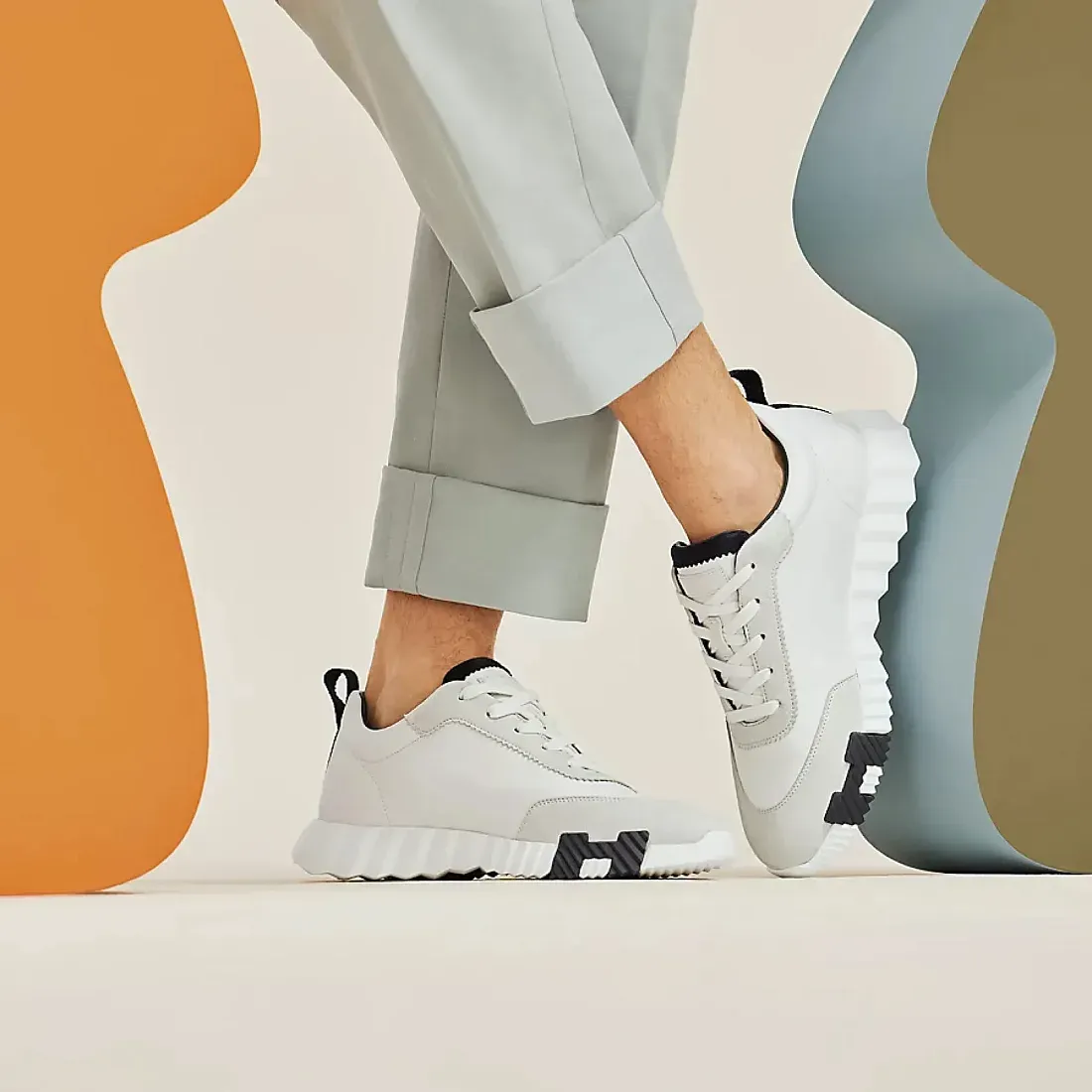 Hermès Кроссовки Bouncing Black - фото 8