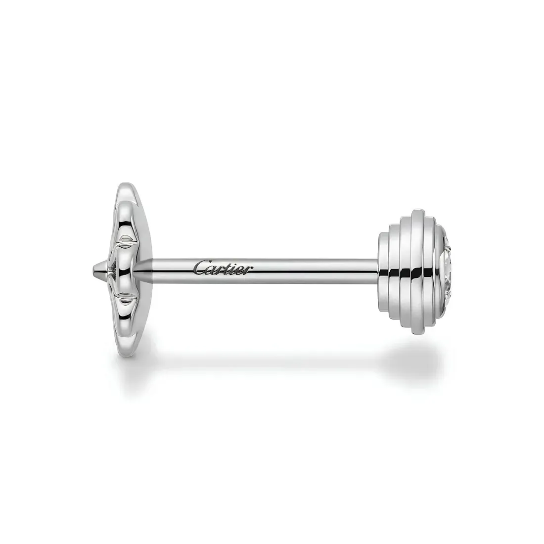 Cartier Серьги d'Amour stud earrings, 2 diamonds, small model White Gold - фото 2