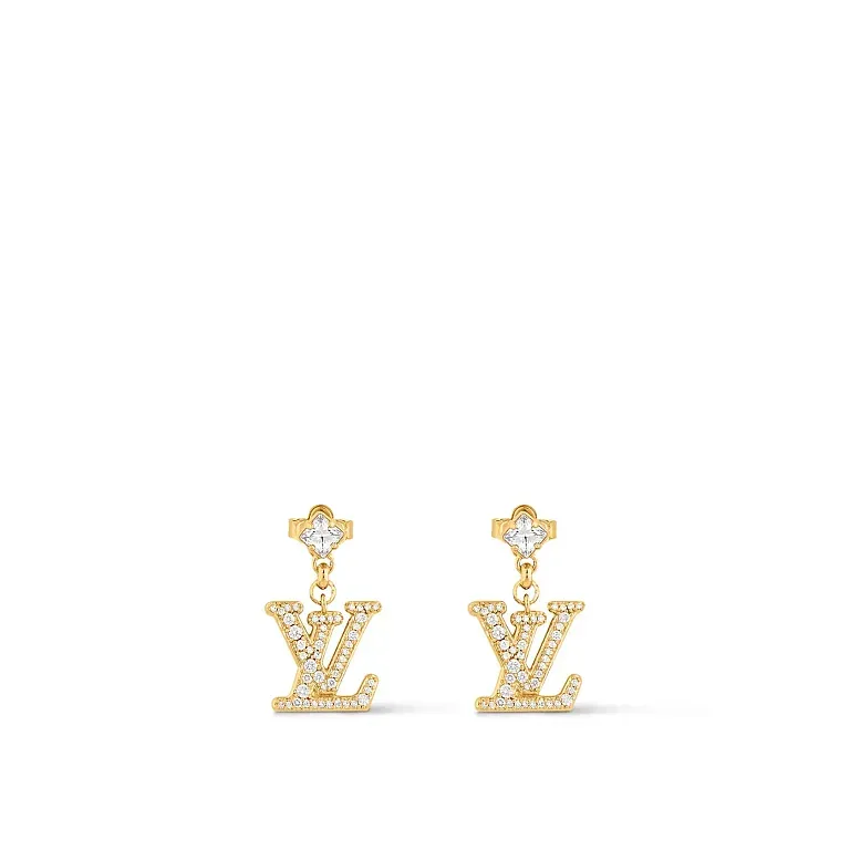 Серьги Lady Louis Vuitton Gold - фото 1