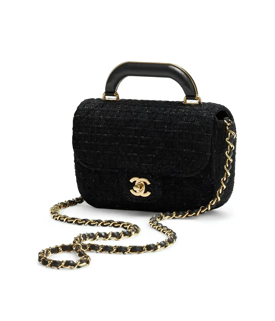 Chanel Мини-сумка Flap Black - фото 2