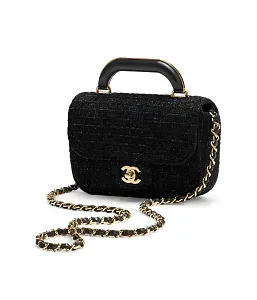 Chanel Мини-сумка Flap Black - фото 2