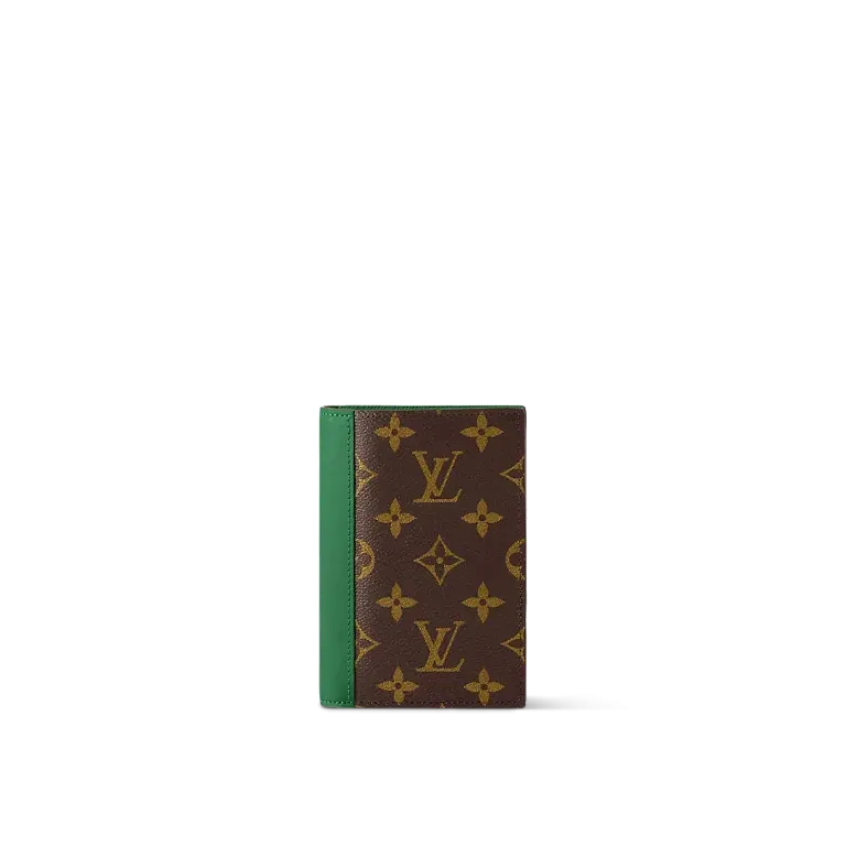 Обложка для паспорта Louis Vuitton Green - фото 1