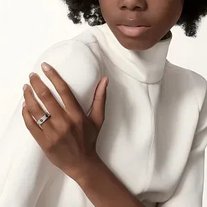 Cartier Кольцо Love ring, classic model, paved, ceramic, - фото 2