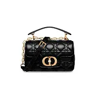 Dior Сумка Top Handle Jolie мини-формата Black - фото 1