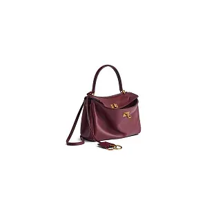 Balenciaga Сумка Rodeo мини формата Dark Burgundy - фото 3