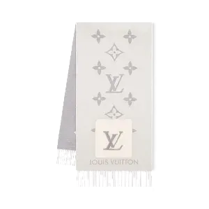 Louis Vuitton Шарф Cold Reykjavik Light Grey - фото 1