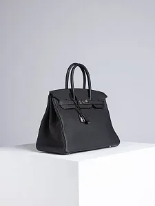 Hermès Сумка Birkin 35 Black Togo Palladium Hardware - фото 4