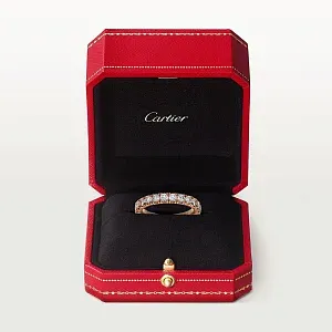 Cartier Обручальное кольцо с бриллиантовым паве Etincelle de 3,5 мм Rose Gold - фото 3