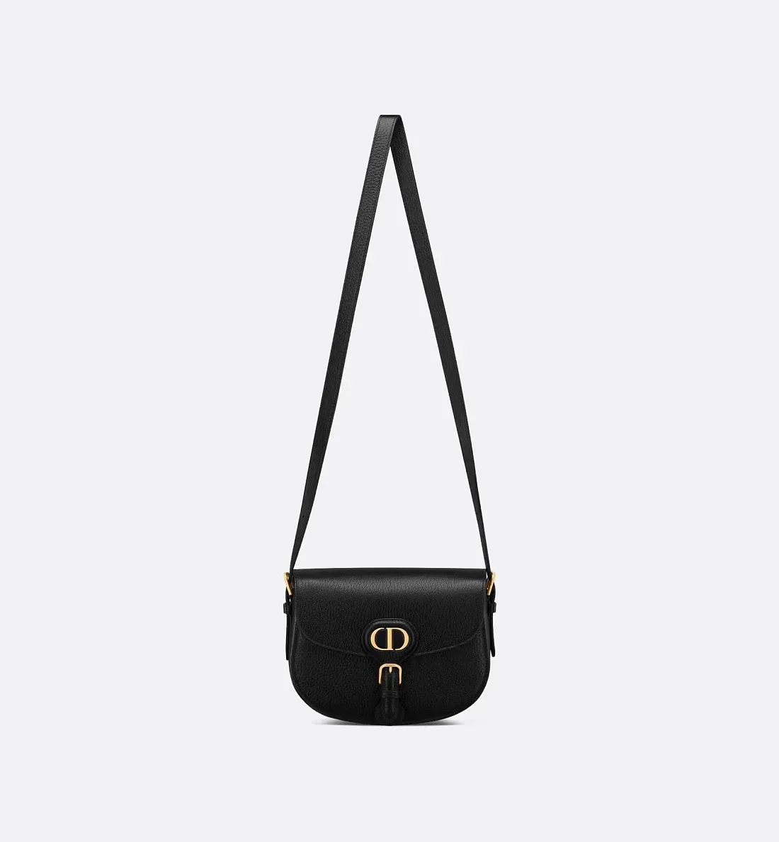 Dior Сумка Bobby grained calfskin среднего формата Black - фото 7