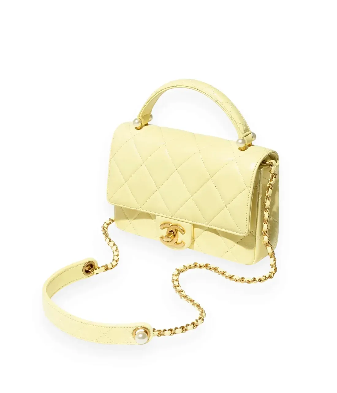 Chanel Мини-сумка с клапаном и верхней ручкой - фото 2