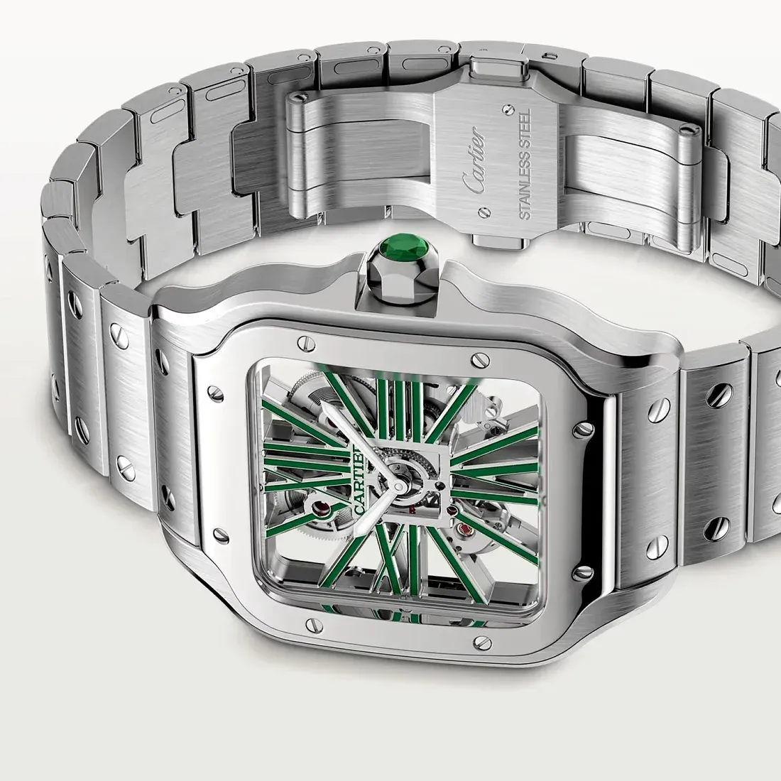 Cartier Часы Santos de skeleton watch Men - фото 3