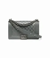 Chanel Сумка Boy Grey - фото 1
