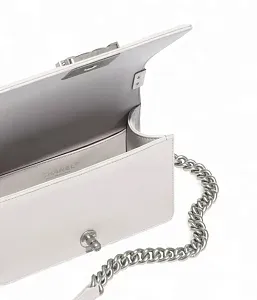 Chanel Сумка Boy White and Light Gray - фото 3