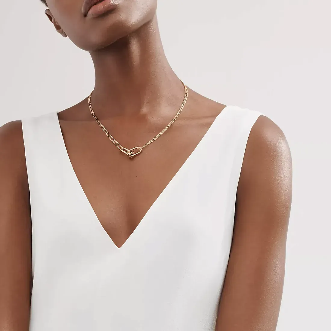 Tiffany & Co. Подвеска HardWear Large Double Link Pendant Yellow Gold - фото 2
