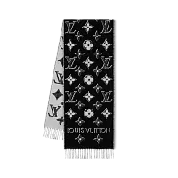 Louis Vuitton Шарф LV Essential Shine Black - фото 1