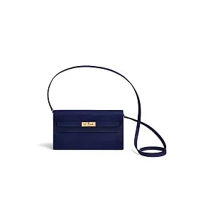 Hermès Сумка Kelly To Go Bleu Saphir Epsom Gold Hardware - фото 1