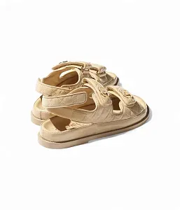 Chanel Кожаные сандалии Beige - фото 2