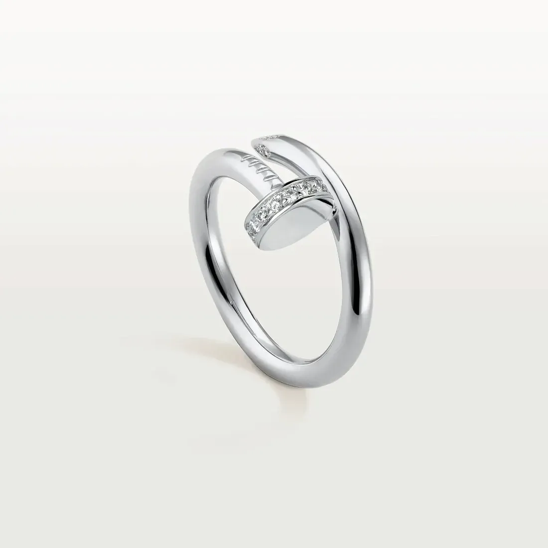 Cartier Кольцо Juste Un Clou с бриллиантами White Gold - фото 4