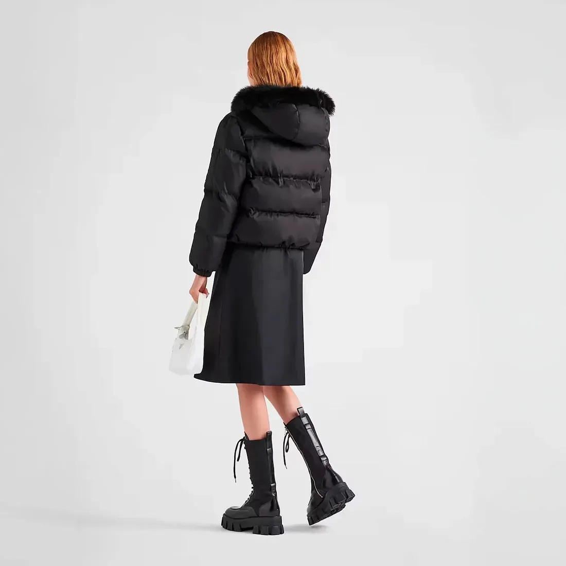 Prada Пуховая куртка из габардина Re-Nylon - фото 5