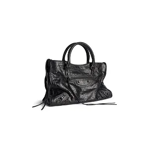 Balenciaga Сумка Le City среднего формата Black - фото 3