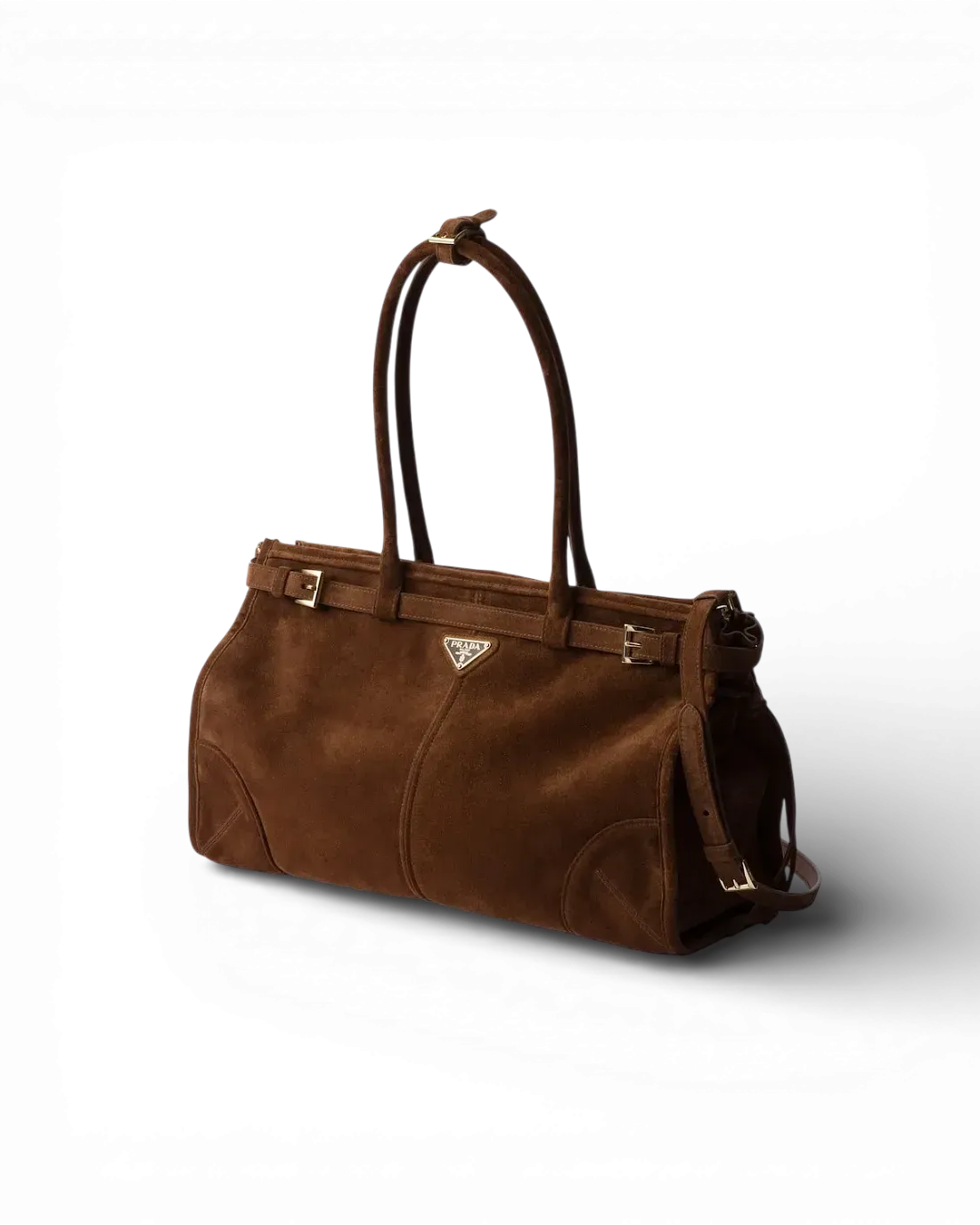 Prada Сумка Bonnie large suede - фото 3