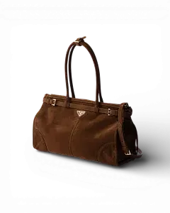 Prada Сумка Bonnie large suede - фото 3