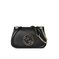 Gucci Маленькая сумка Blondie Black - фото 1