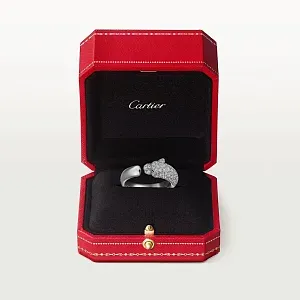 Cartier Кольцо средняя модель с бриллиантовым паве Panthere de White Gold - фото 4