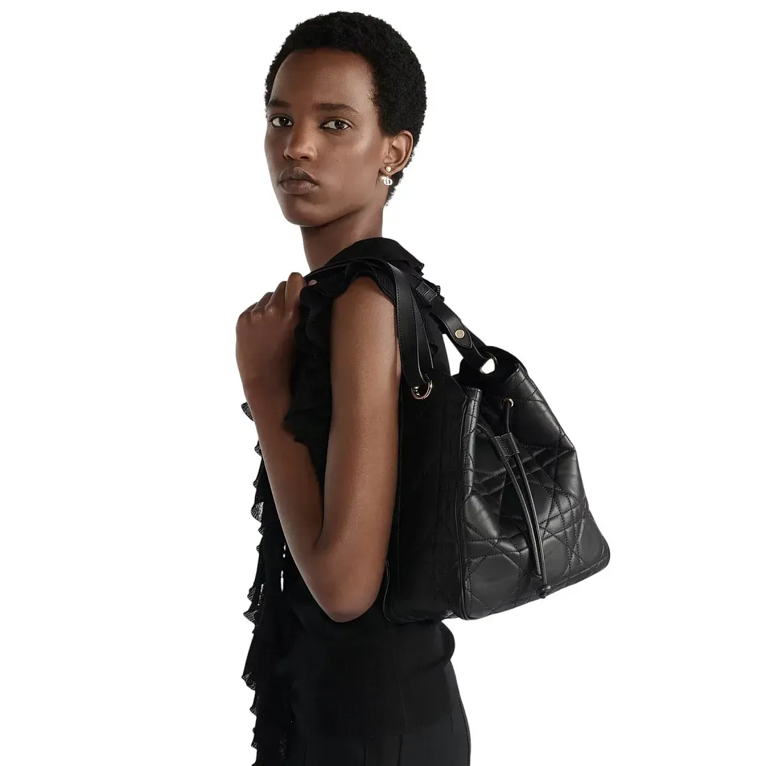 Dior Сумка D-Motion Medium Black - фото 2