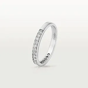 Cartier Обручальное кольцо с бриллиантовым паве 1895 2,6 мм - фото 1