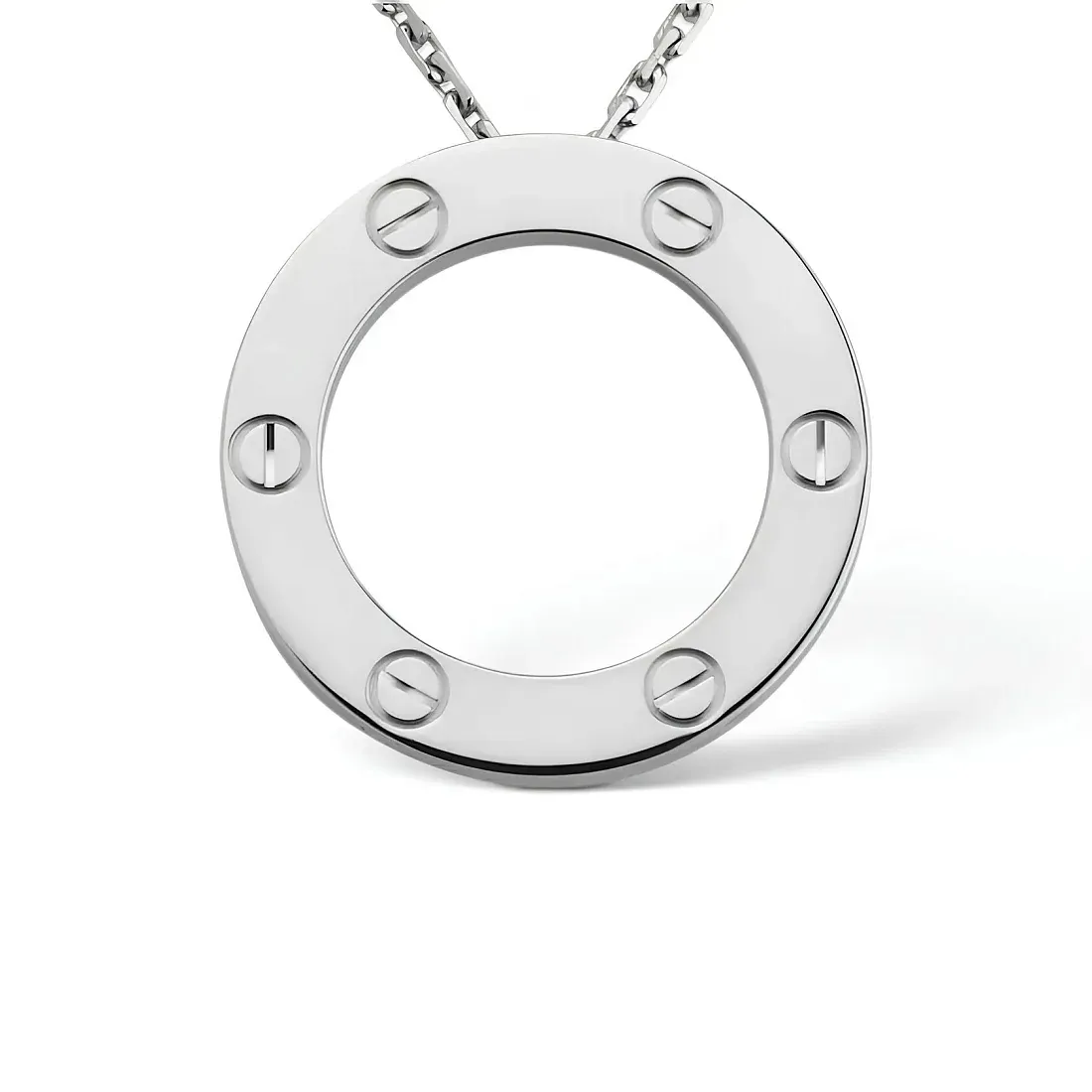 Cartier Кулон Love Men White Gold - фото 3