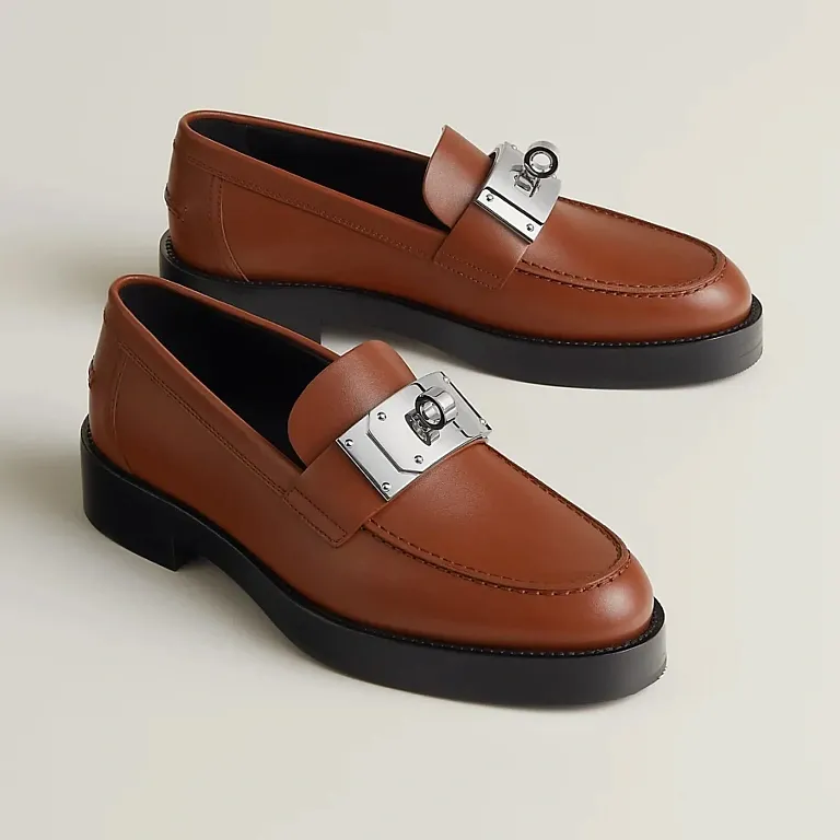 Лоферы Hot Hermes Gold - фото 1