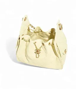 Chanel Маленькая сумка 25 Light Yellow - фото 3