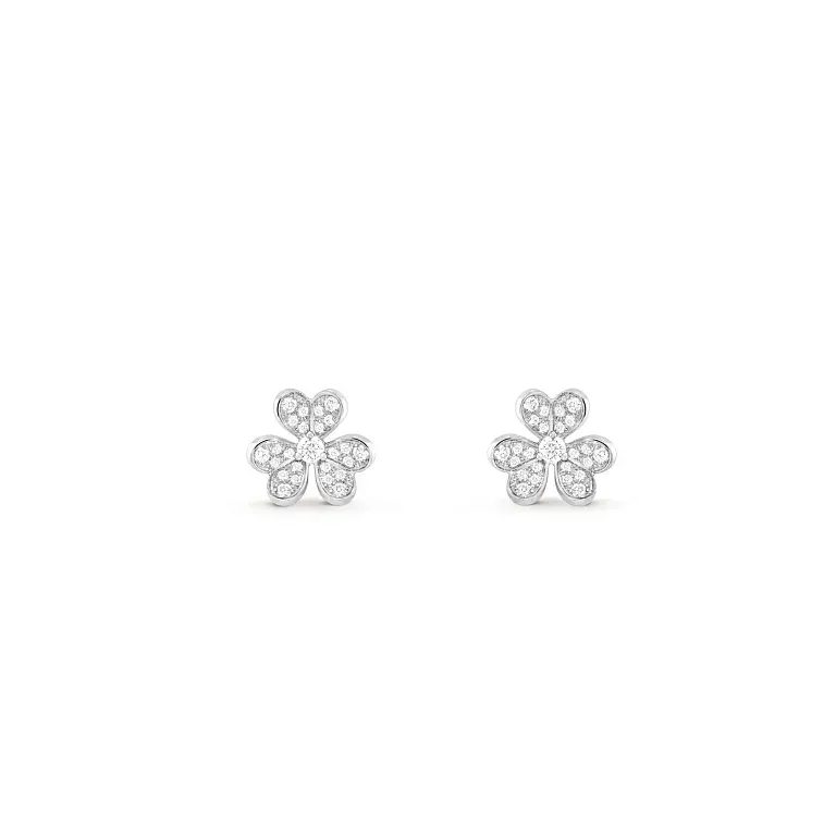 VAN CLEEF AND ARPELS Серьги Frivole Van Cleef & Arpels White Gold - фото 1