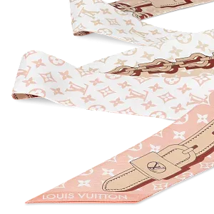 Louis Vuitton Шелковая лента Rising Confidential BB Sunset - фото 2