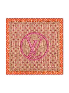 Louis Vuitton Платок-каре Monogram Rattan 90 Orange - фото 1
