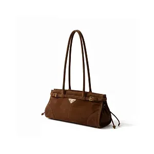 Prada Сумка средняя Bonnie Cocoa Brown - фото 3