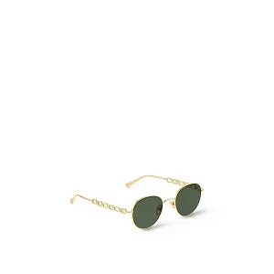 Louis Vuitton Солнцезащитные очки My Chain Small Round Green - фото 3